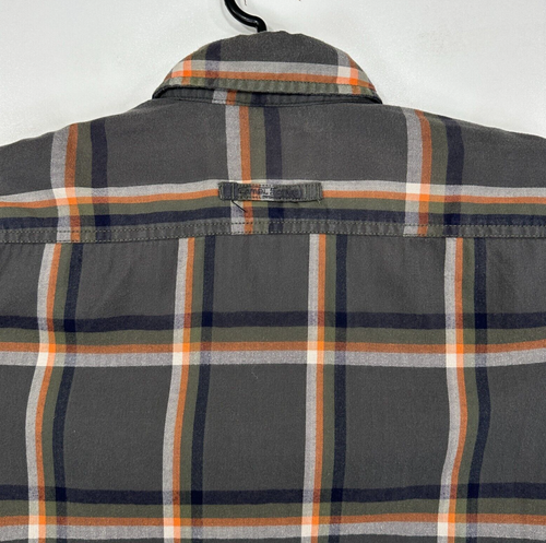 Camel Active Shirt Mens Medium Button Down Regular Fit Long Sleeve Plaid Casual - Picture 6 of 14