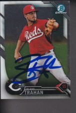 2016 Bowman Chrome * BLAKE TRAHAN  * Cincinnati Reds Signed Card (SIP312)