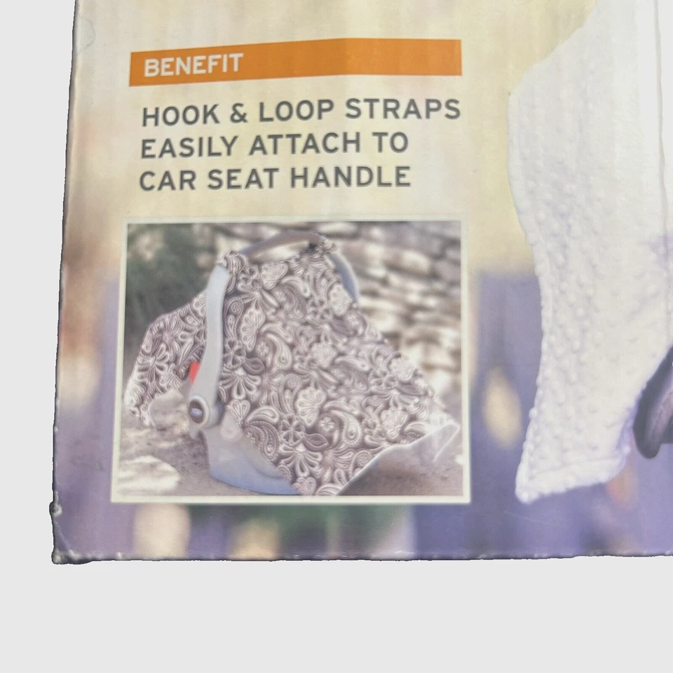 Eddie Bauer First Adventure Soft Stylish Unisex Baby Canopy Cover Car Seat - Image 2 of 4