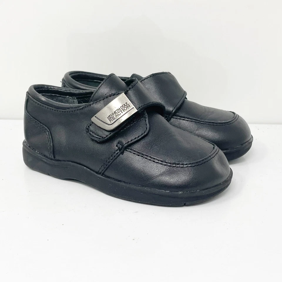 Kenneth Cole Reaction Niños Pequeños Flexibles Negros Monje Correa Zapatos de Vestir Talla 6.5 M Foto 2 de 4