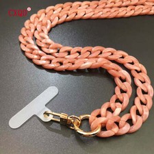 120cm Bevel Design Anti-lost Phone Lanyard Rope Neck Strap Colorful Portable