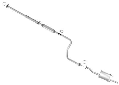 Resonator Pipe Muffler Exhaust for Honda CIVIC 96 2000 1.6L 2 & 4 Door