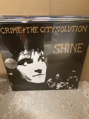 CRIME + THE CITY SOLUTION SHINE LIMITIERTE EDITION GOLD VINYL LP, NEU & VERSIEGELT