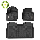 3D Floor Mats for 2015-2026 Ford F-150 F150 Super Crew Cab All Weather TPE Liner