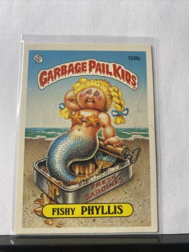 1986 garbage pail kids 108b fishy phyllis  - Picture 1 of 4