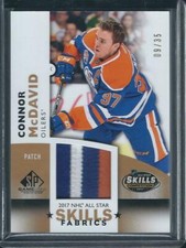 2017-18 SP Game Used Connor McDavid '17 NHL All-Star Skills Patch AS-CM #'d 9/35