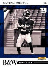 Wan'Dale Robinson BW15 2022 Panini Instant Black & White Rookie RC Print Run:649