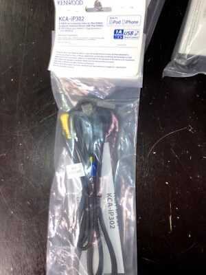 Kenwood KCA iP302 iPhone iPod Audio Video High Speed USB Direct Cable New