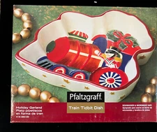 Pfaltzgraff Train Tidbit Dish 2005
