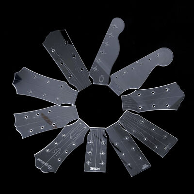 Acrylic Guitar Headstock Template for Electric & Acoustic Guitar Building