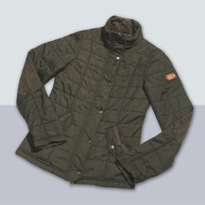 Marc O Polo Women’s Quilted Jacket Olive Size Eu36 Uk8