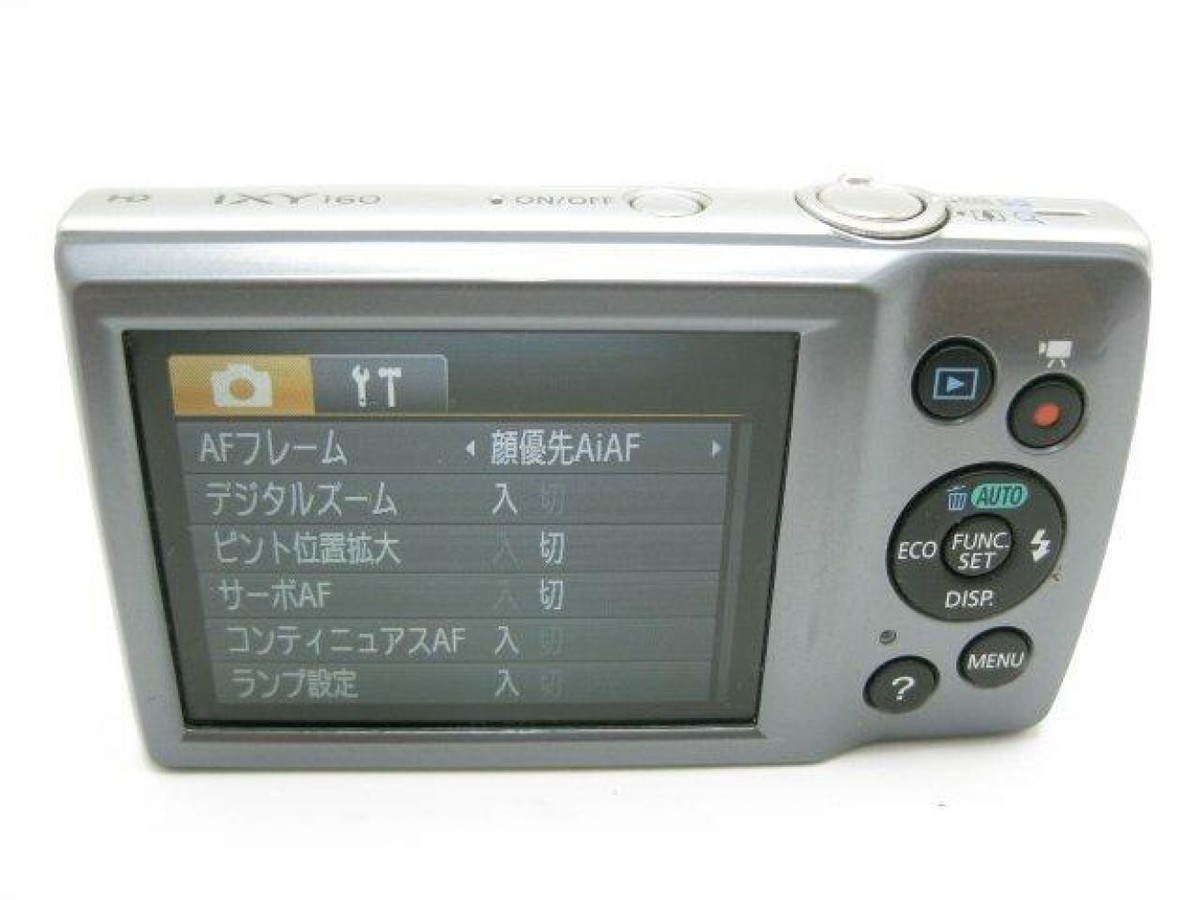 h*w様 Canon IXY160 CANON IXY 160 Silver Optical 8x Zoom USED | eBay