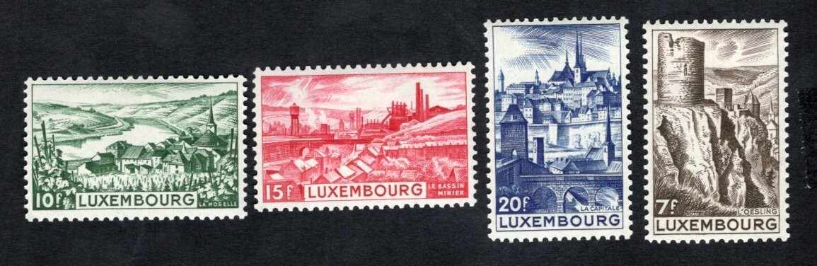 Luxembourg 1948 stamps Mi#431-34 START10%ONLY MH CV=41$ Luxembourg 1948 stamps Mi#431-34 START10%ONLY MH CV=41$