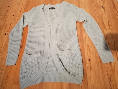 Wardrobe Strickjacke Oversize offen Cardigan Jacke Gr. XS  38 40 blau
