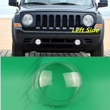 🔥Left Side Headlight Clear Lens Cover+Lens Cap For Jeep Patriot 2007-2017