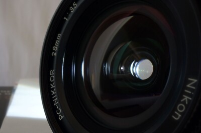 Nikon 28mm f/3.5 PC-NIKKOR Non AI Manual Focus Lens Unused with