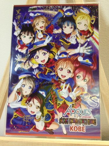 Love Live Sunshine Aqours 2nd Love Live Viewing Kobe Limited Postcard Autograph Ebay