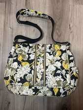 Beautiful Dogwood Floral Vera Bradley Messenger Bag Diaper Bag W/Changing Pad