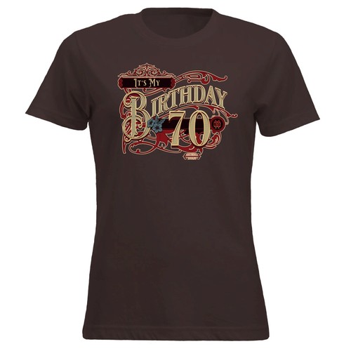 T-Shirt Its My Birthday 70 lustige Geburtstagsgeschenke für Frauen Männer 70. Geburtstag - Bild 16 von 44