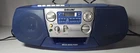 SONY Vintage Boombox Transparent Blue CFDV177 Cassette CD Radio Bass Boost