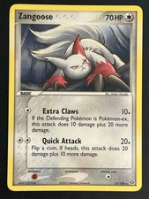 Pokemon Zangoose Rare - EX Emerald - 21/106 NM