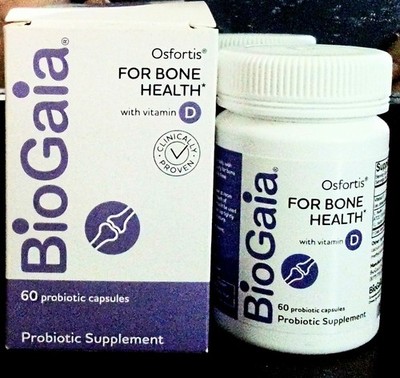 BioGaia Osfortis Women's Probiotic for Bone Health 60 Capsules L. Reuteri 6475