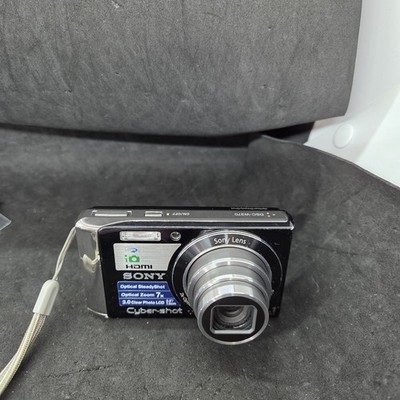 Sony Cybershot DSC-W370 14.1MP Digital Camera Black - Works - No Charger #5