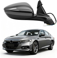 Right Passenger Side Mirror Assembly Compatible with Accord LX Sport 1.5T 2018-2