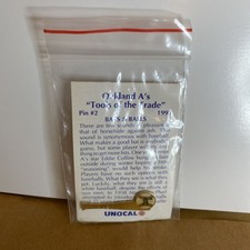 Oakland A's Tools of the Trade Unocal 76 Promo Vintage Pin Oakland Athletics