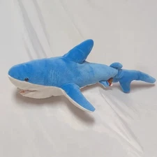 Adventure Planet Blue White Shark 21" Long Ocean Sea Life Plush Stuffed Animal