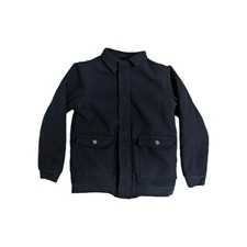 Oshkosh B'gosh Coat Boys 10/12 Winter Jacket Blue Fleece Lined Pockets Zipup