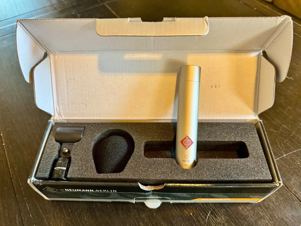 Neumann KM 183 Small-diaphragm Omnidirectional Mic - Nickel - Image 2 of 4