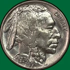 1936 Buffalo Nickel Brilliant Uncirculated BU Coin #37788