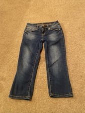Justice Girls Simply Low Premium Jeans Size 10R Bootcut Medium Wash Blue Denim