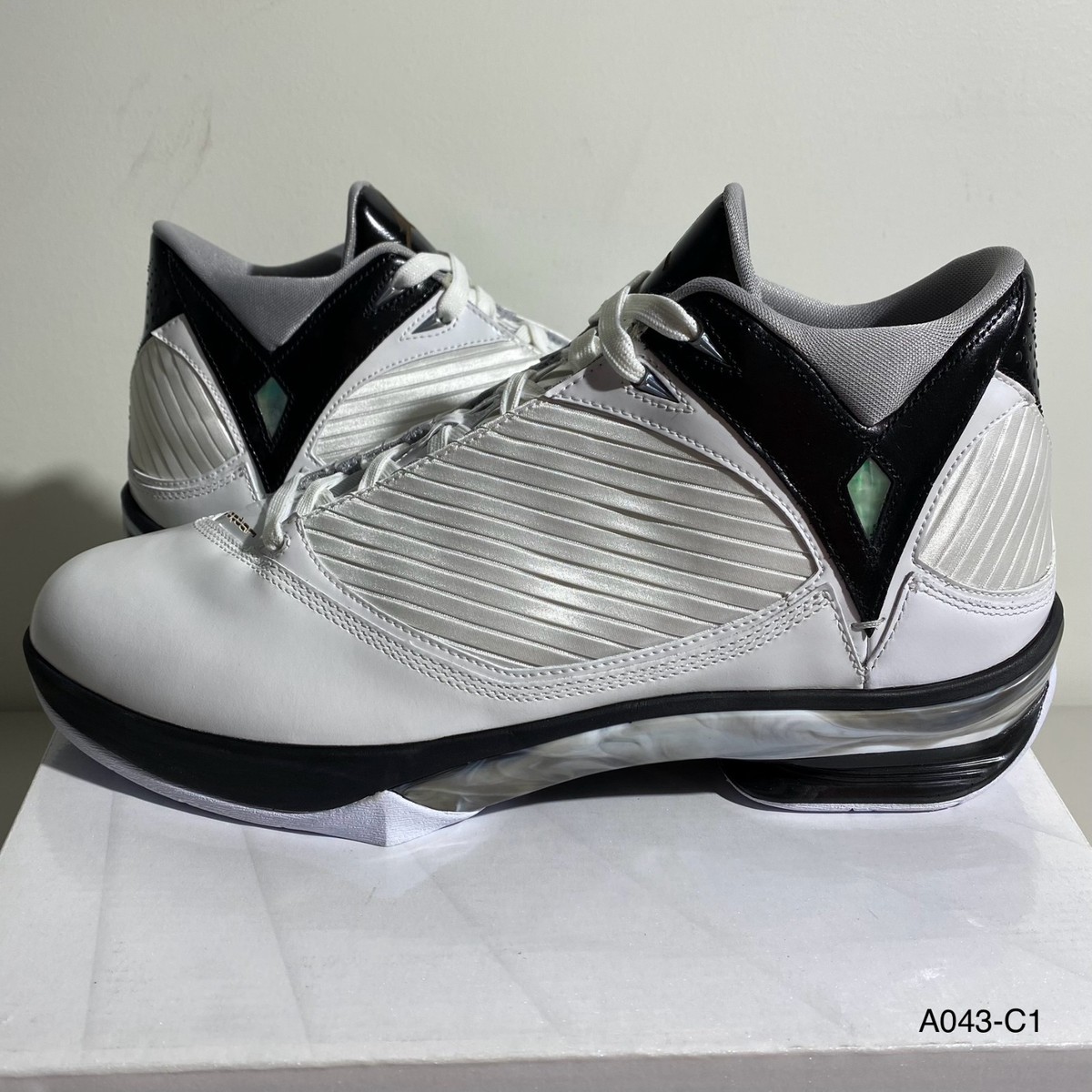 Size 12.5 - Air Jordan 2009 White Metallic Silver for sale online