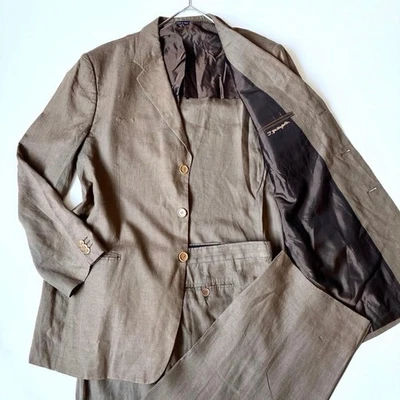 [Rare grande taille] Combinaison Giorgio Armani 100 % lin - Photo 1/4