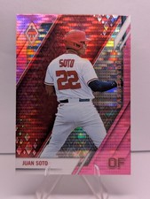 2022 Panini Chronicles Juan Soto #21 Phoenix Pink Pulsar Washington Nationals