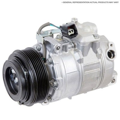 AC Compressor & 119mm 7-Groove A/C Clutch Replaces Sanden SD5H14 4514 6629 TCP