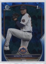 2023 Bowman Chrome Draft Sapphire Wyatt Hudepohl #BDC-147 13rw