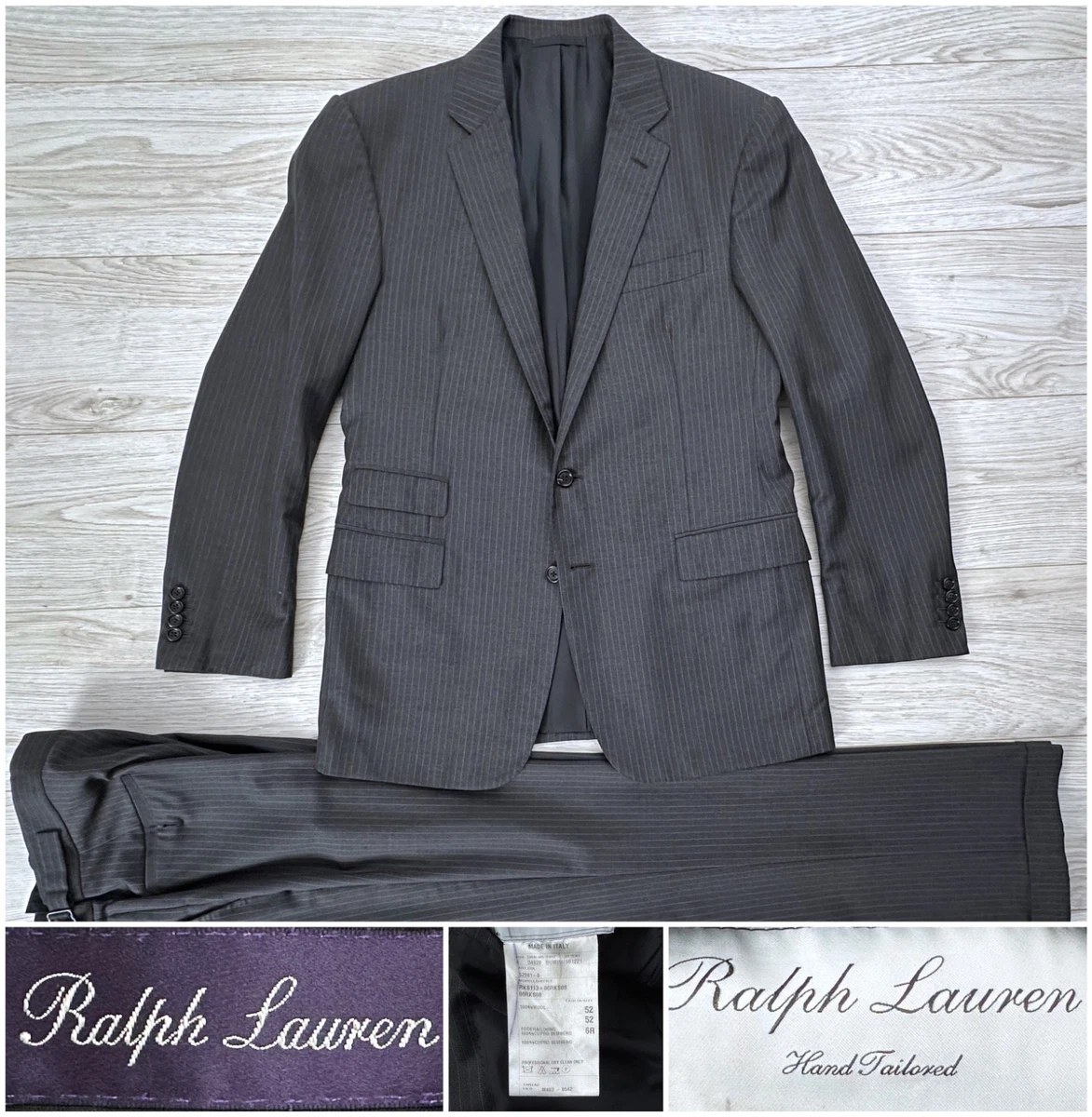 Ralph Lauren Purple Label Regular Striped Suits & Blazers for Men