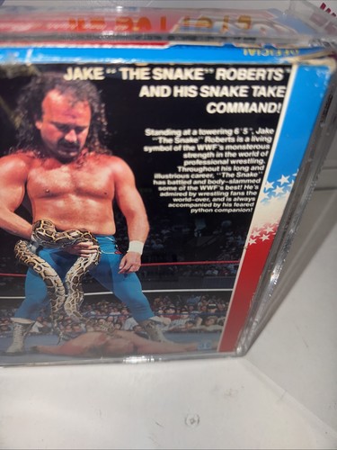 WWF Hasbro Wrestling superstars Jake the snake pet  Damien CAS Q70+ 🔥 - Afbeelding 9 van 12