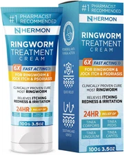 Hermon Powerful Antifungal Ringworm Cream - Effective Treatment for Stubborn Rin