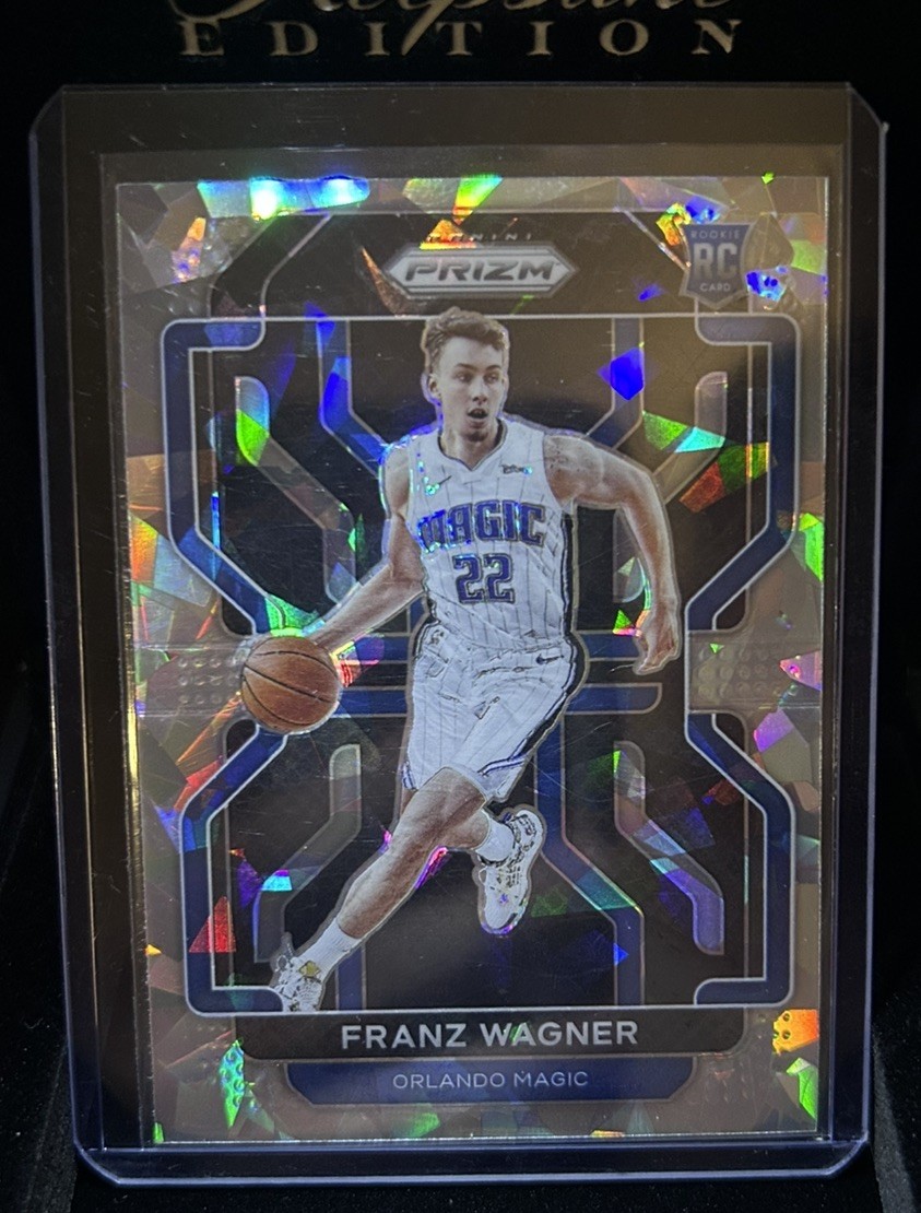Franz Wagner - 2021-22 Panini Prizm Basketball #310 - SILVER CRACKED ICE RC