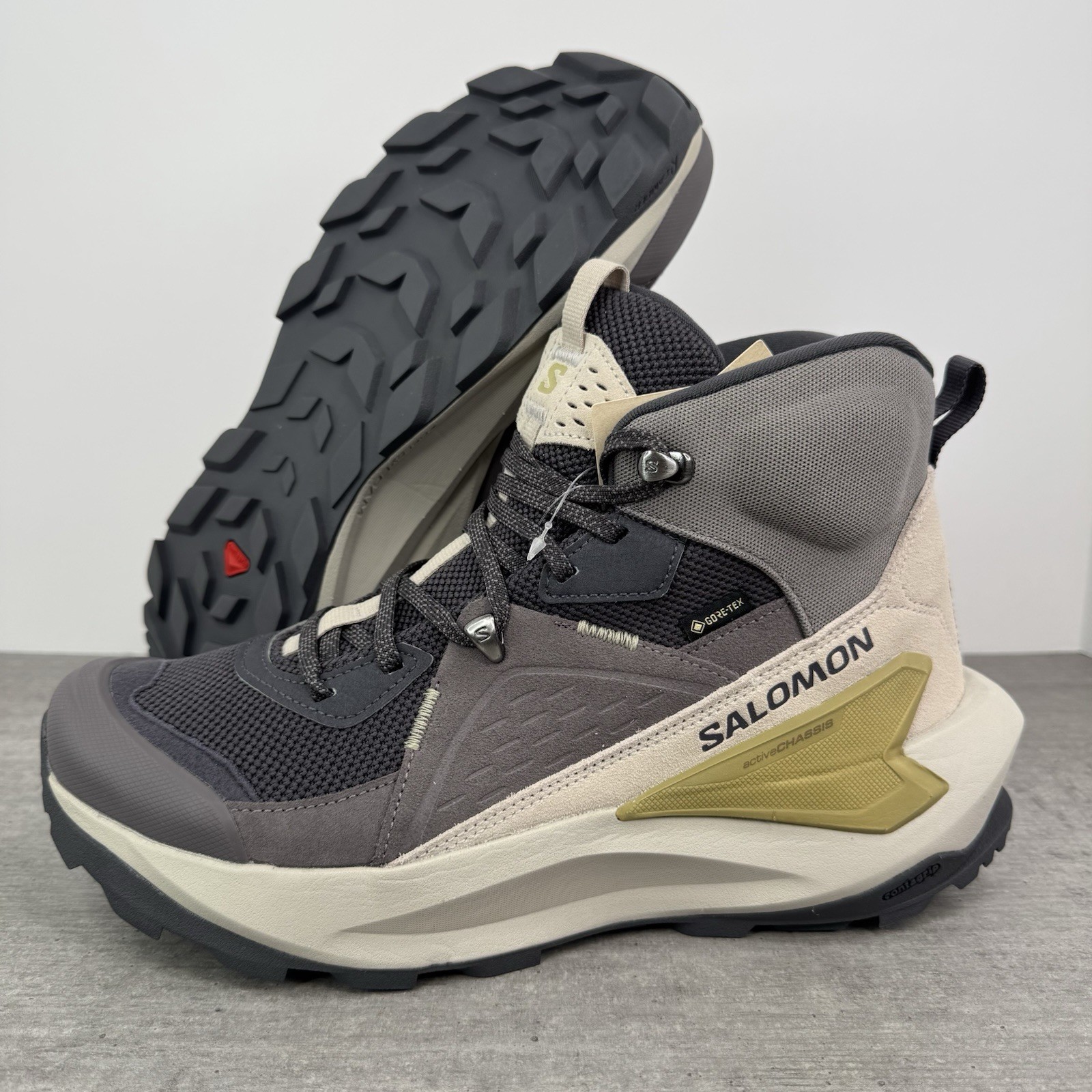 Stivali da trekking Salomon Elixir Mid GTX Gore Tex 475768 da donna taglia 9 5