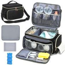 Breast Pump Bag for Spectra S1 S2 with Ice Pack Waterproof Mat Work Travel