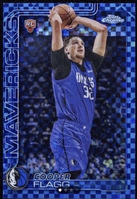 COOPER FLAGG 2025-26 Topps Chrome Basketball BLUE X-FRACTOR #Read