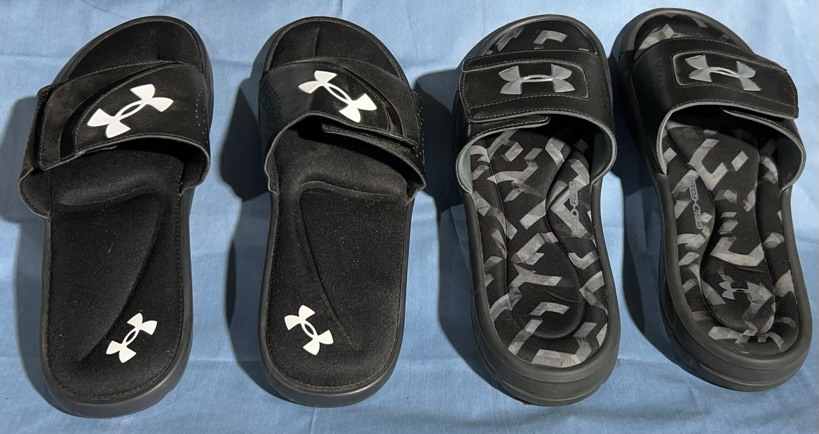 Sandali uomo Under Armour lotto di due paia leggermente indossati taglia 14