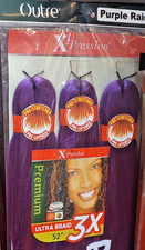 Outre X-Pression Hair Extensions 52" Ultra Braid Pre-Stretched Purple Rain