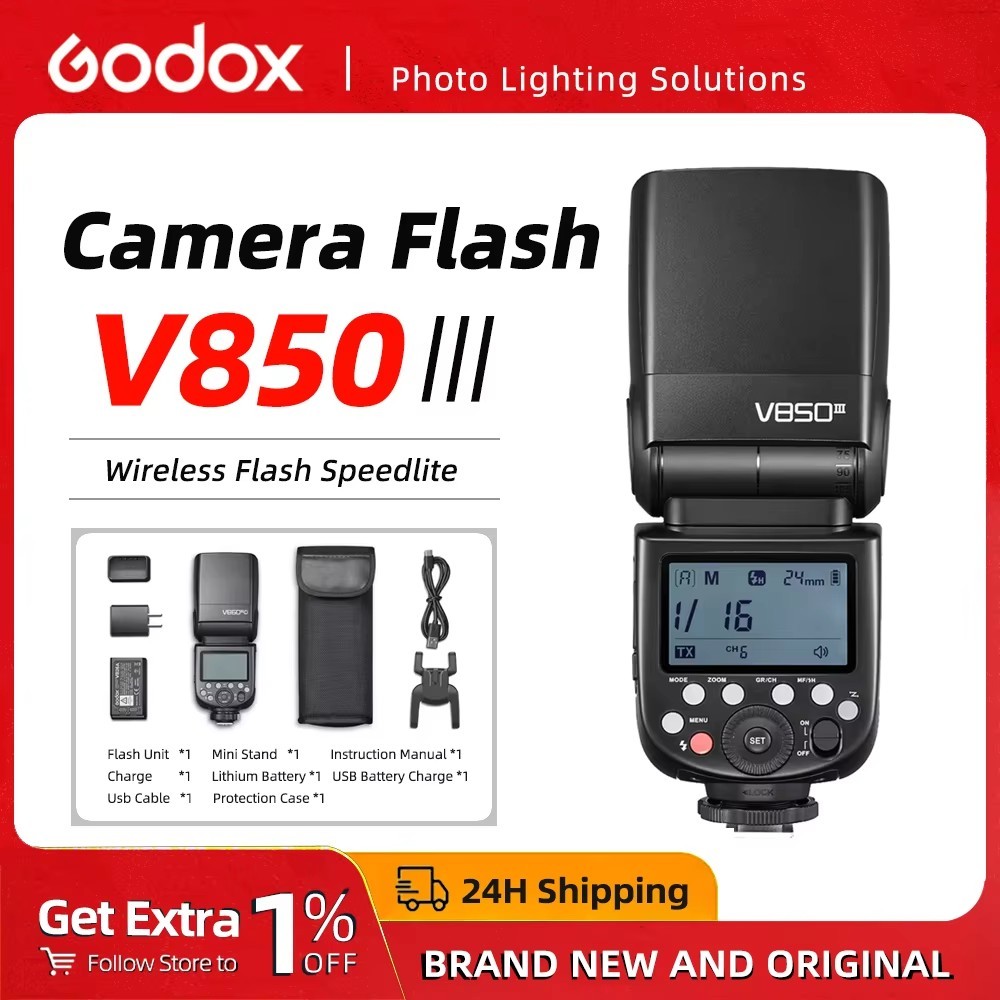 その他 GODOX V850II Godox V850III V850 III 2.4G Wireless Speedlite Flash Light Canon