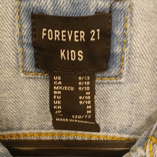 Denim jacket with butterfly and flowers